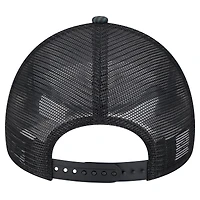 Men's New Era Black Jacksonville Jaguars Agave Trucker 9FORTY Adjustable Hat