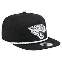 Men's New Era Black Jacksonville Jaguars B-Dub Golfer Snapback Hat