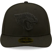Men's New Era Black Jacksonville Jaguars on Low Profile 59FIFTY II Fitted Hat