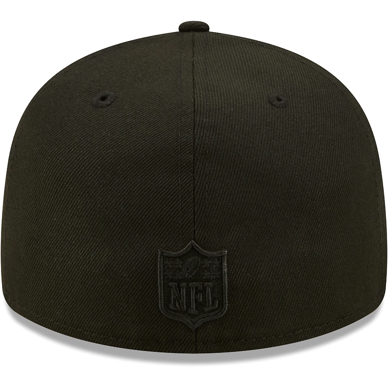 Men's New Era Black Jacksonville Jaguars on Low Profile 59FIFTY II Fitted Hat