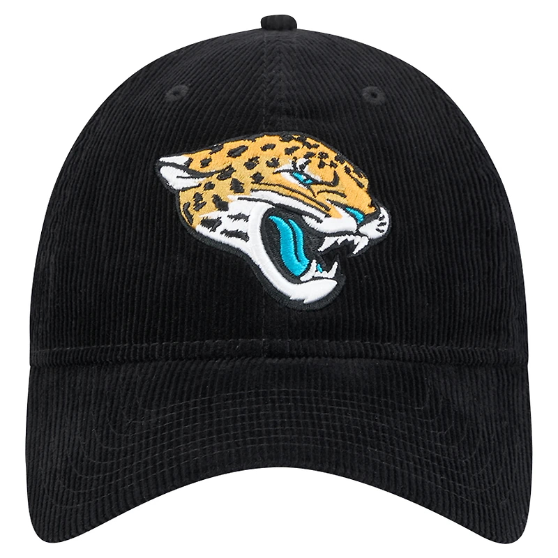 Casquette réglable noire avec cordon 9TWENTY des Jacksonville Jaguars New Era pour hommes
