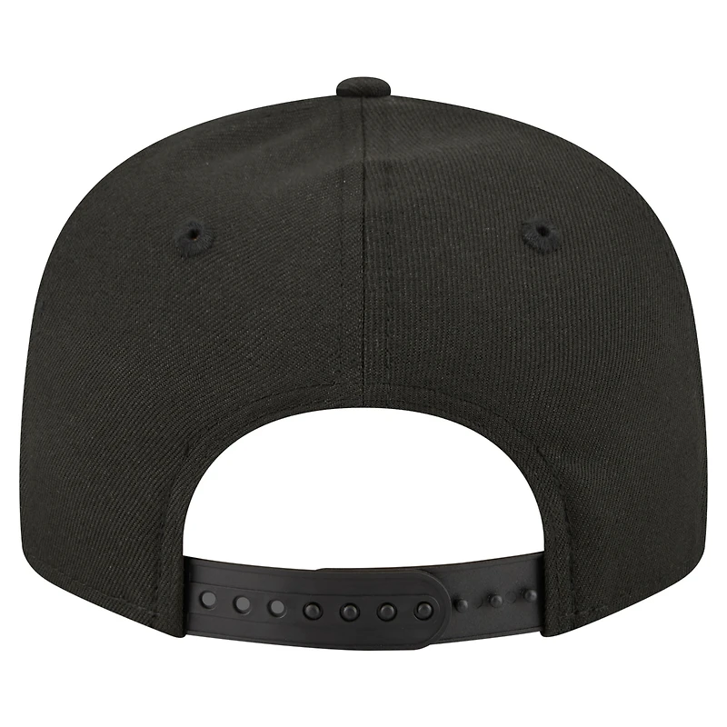 Casquette snapback New Era 9FIFTY Core Team Script noire pour homme, modèle Jacksonville Jaguars.