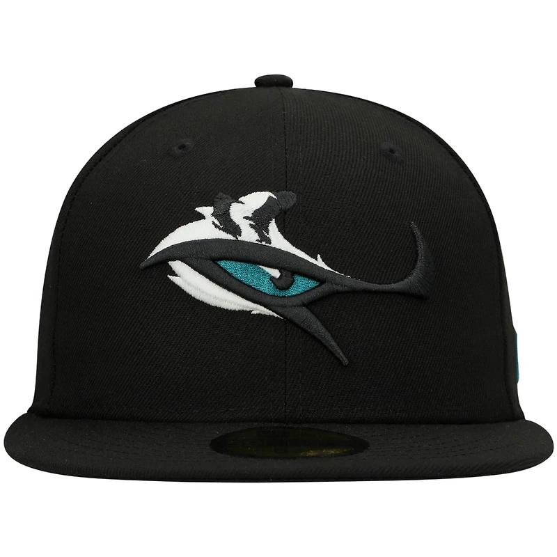 Casquette ajustée noire Jacksonville Jaguars Elemental 59FIFTY New Era pour homme