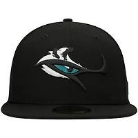 Casquette ajustée noire Jacksonville Jaguars Elemental 59FIFTY New Era pour homme