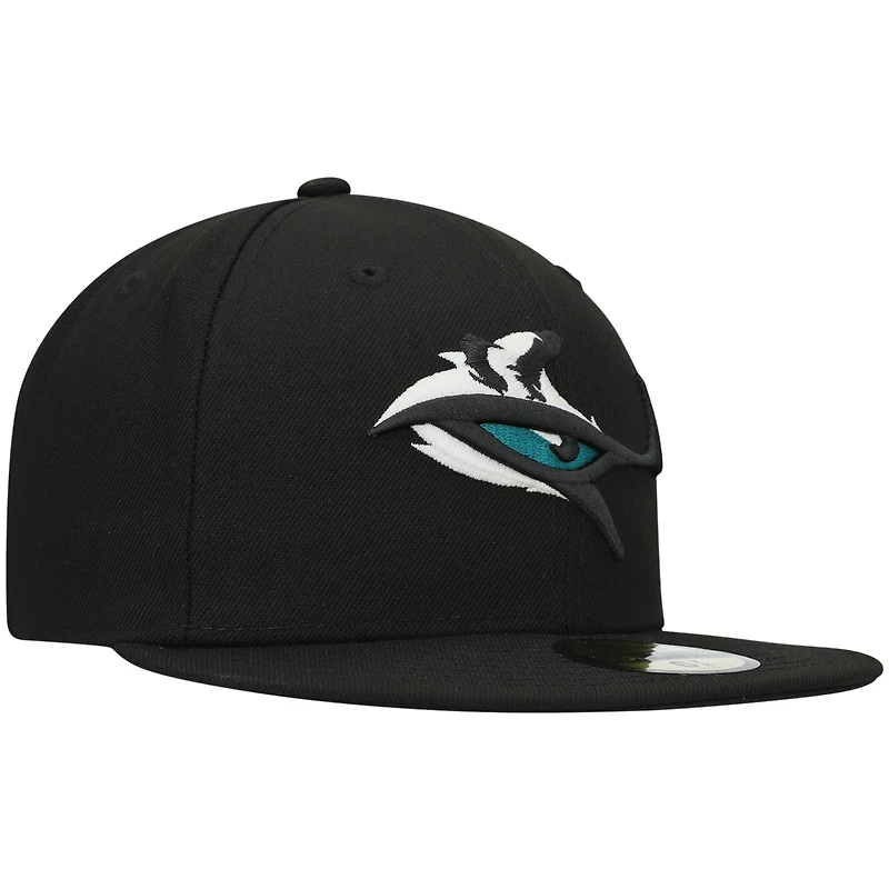 Casquette ajustée noire Jacksonville Jaguars Elemental 59FIFTY New Era pour homme