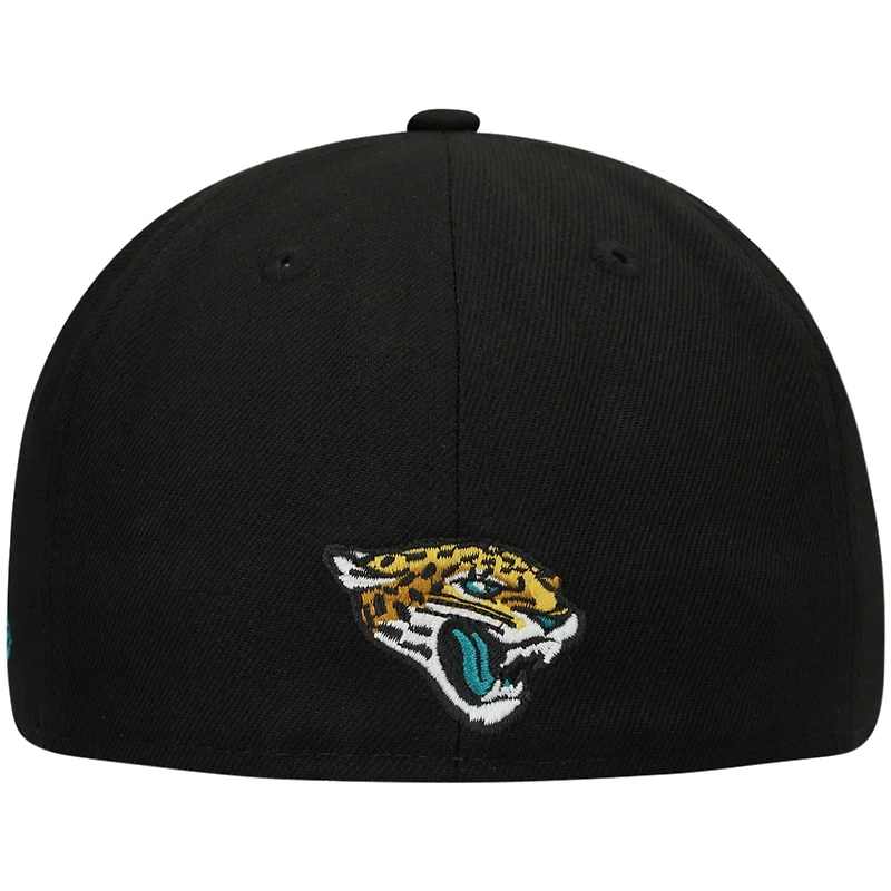 Casquette ajustée noire Jacksonville Jaguars Elemental 59FIFTY New Era pour homme