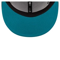 Men's New Era Black Jacksonville Jaguars  Helmet 9FIFTY Snapback Hat