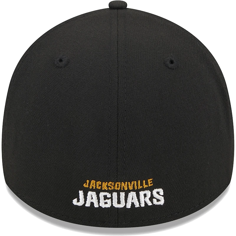 Casquette Flex 39THIRTY Main des Jaguars de Jacksonville New Era pour homme, noire
