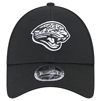Men's New Era Black Jacksonville Jaguars Main B-Dub 9FORTY Adjustable Hat