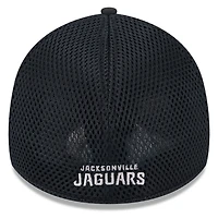 Men's New Era Black Jacksonville Jaguars Main Neo 39THIRTY Flex Hat