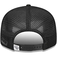 Men's New Era Black Jacksonville Jaguars  Main Trucker 9FIFTY Snapback Hat