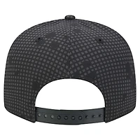 Casquette à visière plate 9FIFTY Jacksonville Jaguars de New Era pour homme, noire, avec logo Midnight Ink Pop Outline