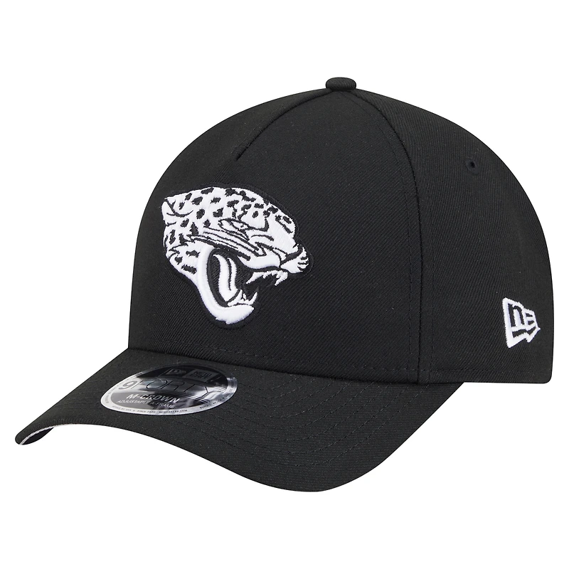 Men's New Era  Black Jacksonville Jaguars Team Collection 9FORTY M-Crown A-Frame Adjustable Hat