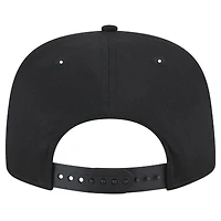 Men's New Era  Black Jacksonville Jaguars Throwback Crawl Lockup Golfer Snapback Hat