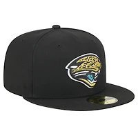 Men's New Era Teal Jacksonville Jaguars  Main 59FIFTY Fitted Hat