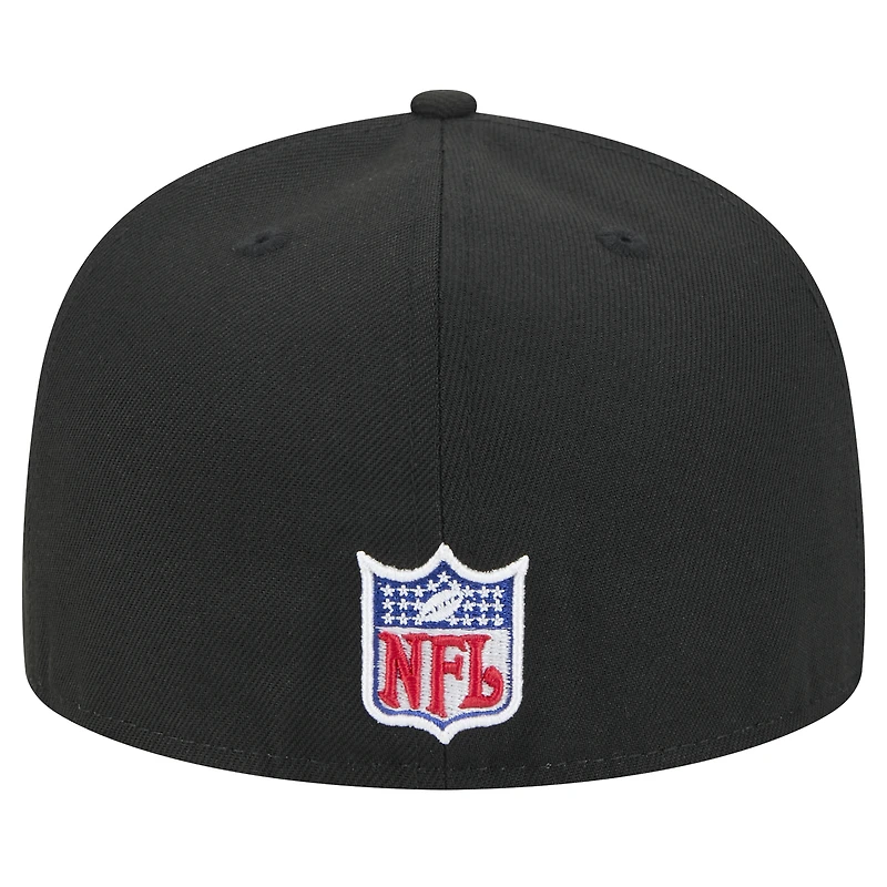 Men's New Era Teal Jacksonville Jaguars  Main 59FIFTY Fitted Hat