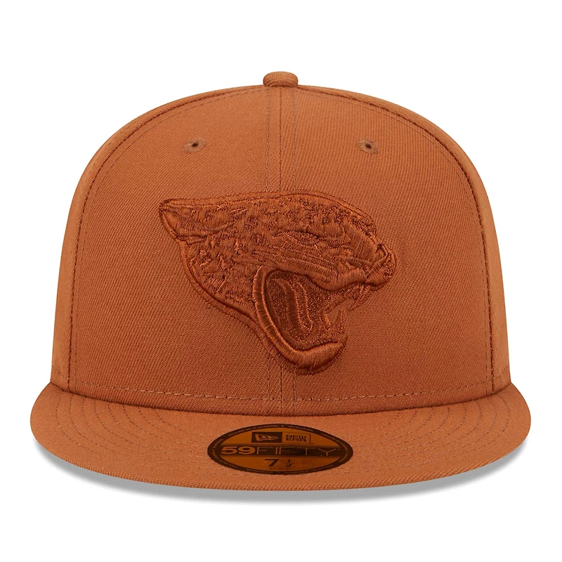 Casquette ajustée 59FIFTY marron des Jacksonville Jaguars New Era pour hommes