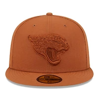 Casquette ajustée 59FIFTY marron des Jacksonville Jaguars New Era pour hommes