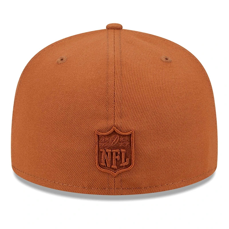 Men's  New Era Brown Jacksonville Jaguars Color Pack 59FIFTY Fitted Hat