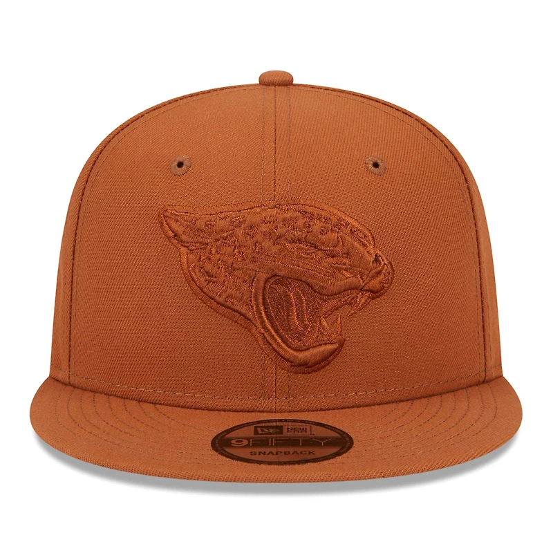 Casquette Snapback 9FIFTY marron des Jacksonville Jaguars New Era pour hommes