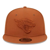 Casquette Snapback 9FIFTY marron des Jacksonville Jaguars New Era pour hommes