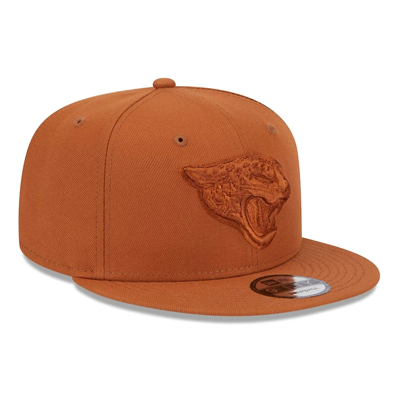 Casquette Snapback 9FIFTY marron des Jacksonville Jaguars New Era pour hommes