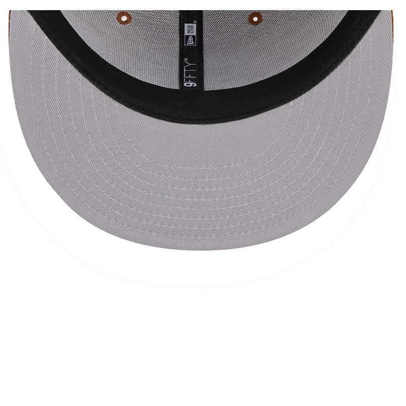 Casquette Snapback 9FIFTY marron des Jacksonville Jaguars New Era pour hommes