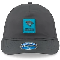 Men's New Era Charcoal Jacksonville Jaguars 2025 Sideline Cold Weather Retro Crown 59FIFTY Fitted Hat