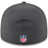 Men's New Era Charcoal Jacksonville Jaguars 2025 Sideline Cold Weather Retro Crown 59FIFTY Fitted Hat