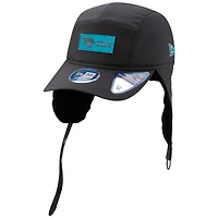 Men's New Era Charcoal Jacksonville Jaguars 2025 Sideline Cold Weather Runner Dog Ear Adjustable Hat