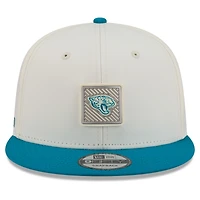 Men's New Era  Cream/Teal Jacksonville Jaguars 2026 NFL Training Camp 9FIFTY Snapback Hat