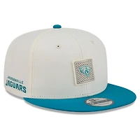 Men's New Era  Cream/Teal Jacksonville Jaguars 2026 NFL Training Camp 9FIFTY Snapback Hat