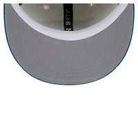 Men's New Era  Cream/Teal Jacksonville Jaguars Main 59FIFTY Fitted Hat