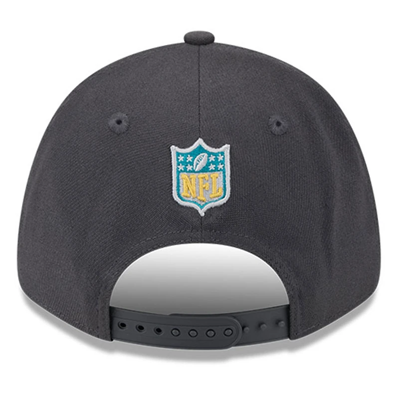 Men's New Era  Graphite Jacksonville Jaguars 2024 NFL Draft 9FORTY Adjustable Hat