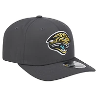 Casquette extensible à boutons-pression Jacksonville Jaguars 9SEVENTY de New Era pour homme en graphite