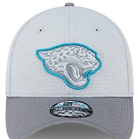 Men's New Era Gray Jacksonville Jaguars 2024 NFL Training Camp 39THIRTY Flex Hat