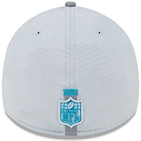 Men's New Era Gray Jacksonville Jaguars 2024 NFL Training Camp 39THIRTY Flex Hat