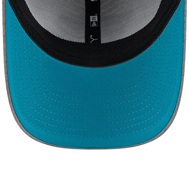 Men's New Era Gray Jacksonville Jaguars 2024 NFL Training Camp 9FORTY Adjustable Hat