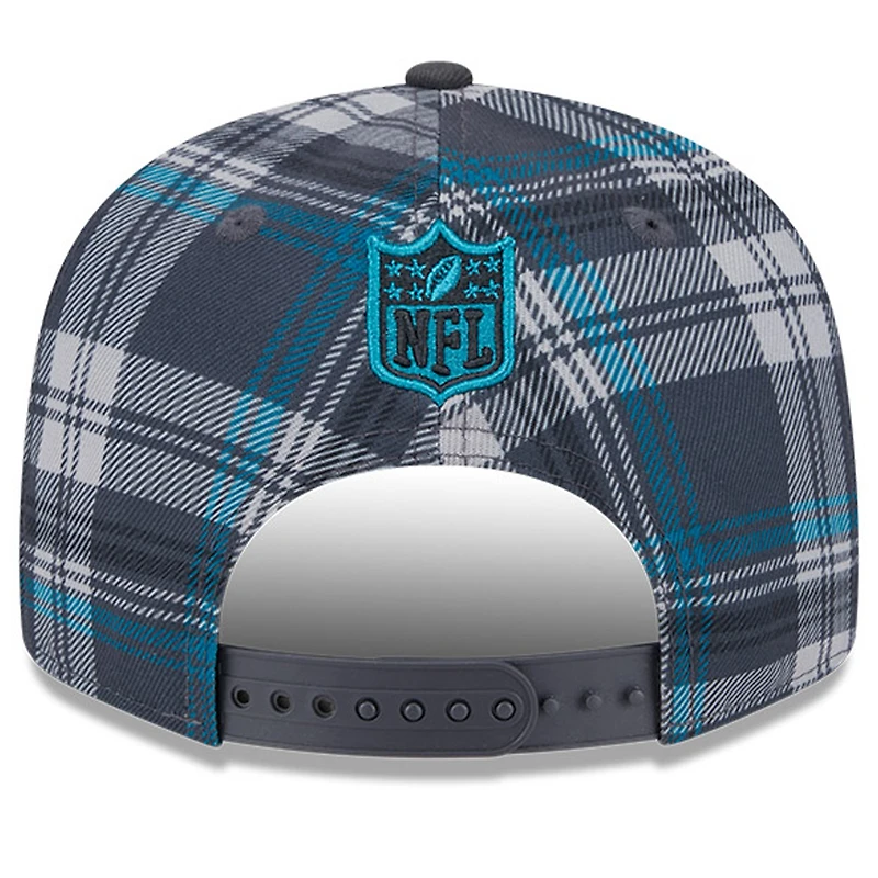 Men's New Era Gray Jacksonville Jaguars 2024 Sideline Statement 9FIFTY Snapback Hat