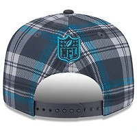 Men's New Era Gray Jacksonville Jaguars 2024 Sideline Statement 9FIFTY Snapback Hat