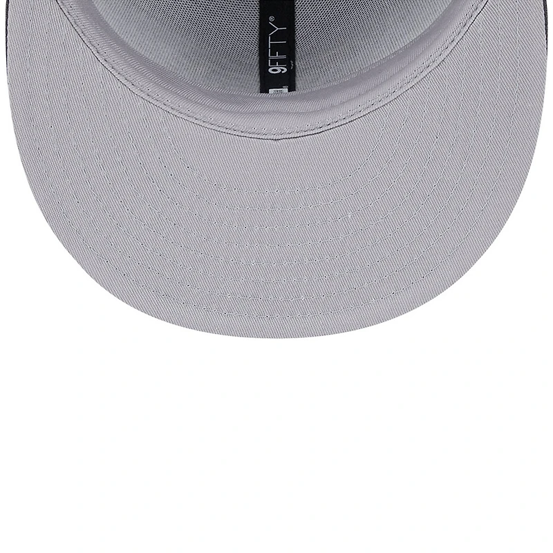 Men's New Era Gray Jacksonville Jaguars 2024 Sideline Statement 9FIFTY Snapback Hat