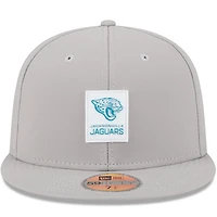 Men's New Era Gray Jacksonville Jaguars 2025 Sideline  59FIFTY Fitted Hat