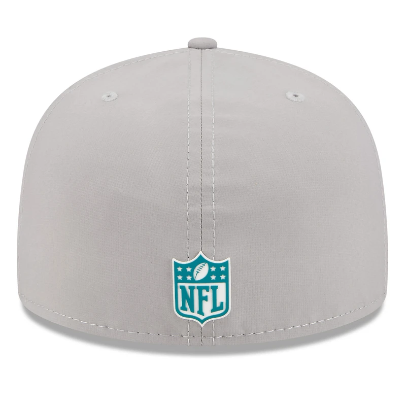 Men's New Era Gray Jacksonville Jaguars 2025 Sideline  59FIFTY Fitted Hat