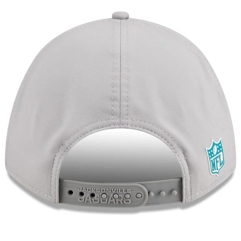 Men's New Era Gray Jacksonville Jaguars 2025 Sideline  M-Crown 9FORTY Adjustable Hat