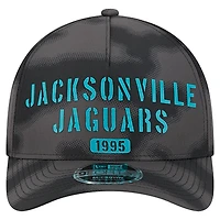 Men's New Era Gray Jacksonville Jaguars Halftone Camo 9FORTY Hat