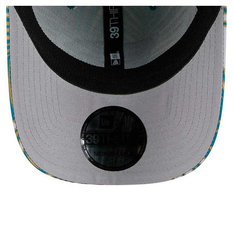 Casquette 39THIRTY Flex Palms des Jaguars de Jacksonville New Era pour homme, gris
