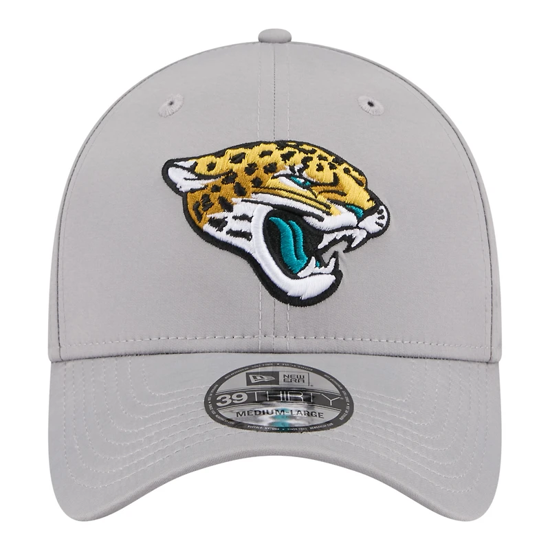 Casquette New Era Flex grise Jacksonville Jaguars perforée 39THIRTY pour homme