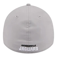 Casquette New Era Flex grise Jacksonville Jaguars perforée 39THIRTY pour homme