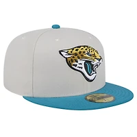 Casquette ajustée 59FIFTY Stoney des Jaguars de Jacksonville New Era pour hommes