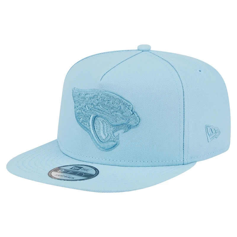 Casquette snapback A-Frame 9FIFTY bleu clair pour homme, motif Jacksonville Jaguars, New Era
